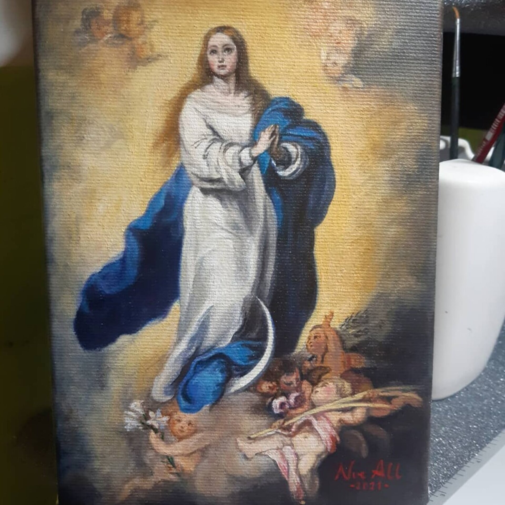 Copias de Obras Famosas, Cuadro al Óleo por Encargo - 4